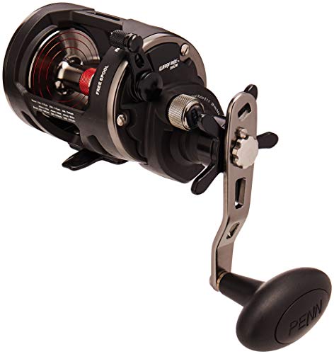 Penn Warfare Level Wind Reel 15LH - Linkshand Multirolle zum Meeresangeln, Multi Rolle zum Kunstköderangeln, Angelrolle Penn Warfare Level Wind Reel 15LH - Linkshand Multirolle zum Meeresangeln, Multi Rolle zum Kunstköderangeln, Angelrolle von Penn