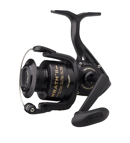 Penn Wrath II Spinnrolle – Eine langlebige und leichte Angelrolle für das Meeresangeln, vielseitig einsetzbar und EIN tolles Preis-Leistungs-Verhältnis. Ideale zum Fangen von Barsch, Dorsch Penn Wrath II Spinnrolle – Eine langlebige und leichte Angelrolle für das Meeresangeln, vielseitig einsetzbar und EIN tolles Preis-Leistungs-Verhältnis. Ideale zum Fangen von Barsch, Dorsch von Penn