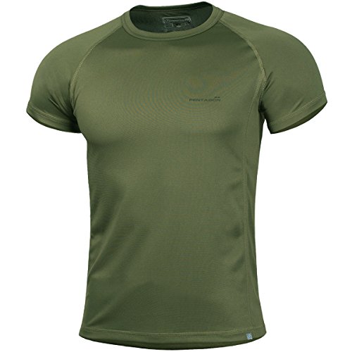 Pentagon Body Shock T-Shirt Oliv, L, Oliv von Pentagon