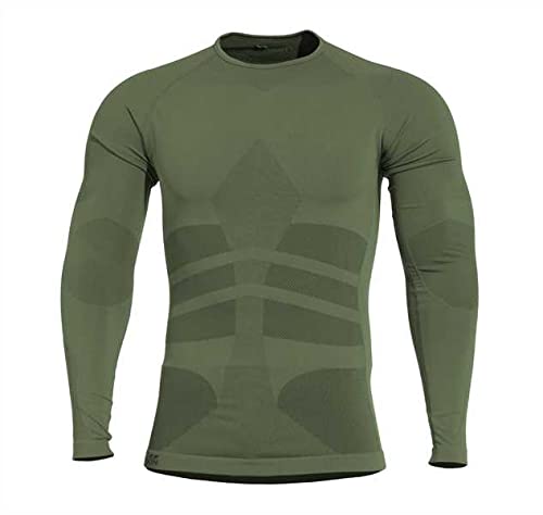 Pentagon Plexis Activity Langarm Shirt Camo Green, XS - M, Oliv von Pentagon