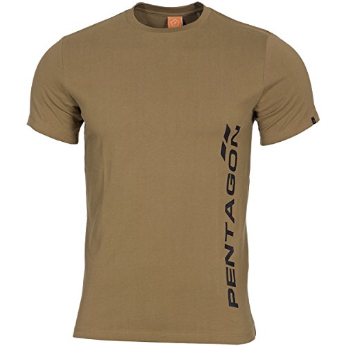 Pentagon T-Shirt Vertical Coyote, L, Coyote von Pentagon