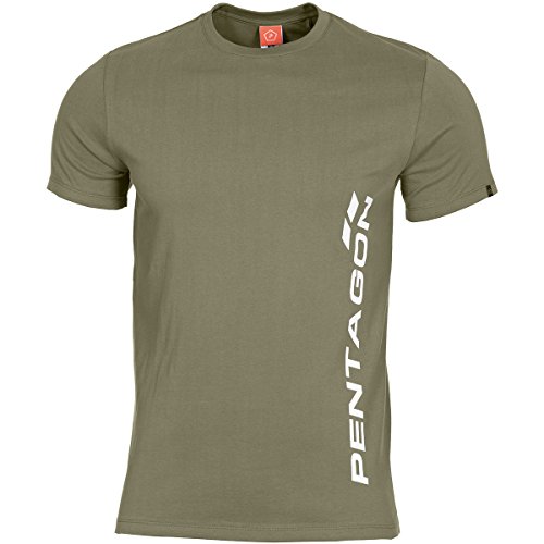Pentagon T-Shirt Vertical Oliv, M, Oliv von Pentagon