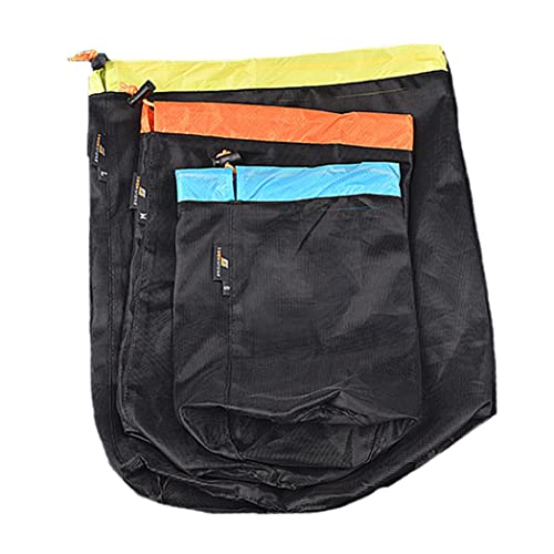 Peosaard Kompressionsmaterial Sack Bag Mesh Draw String Aufbewahrungsbeutel für Camping -Wanderungen im Freien, Bieröffner Silikonformen von Peosaard