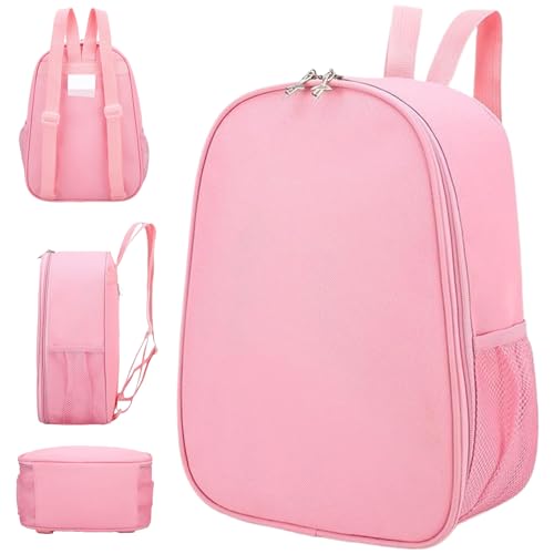 Peosaard Tanz -Rucksack, große Kapazität Nylon Ballet -Rucksack mit verstellbarem Riemen, Kleinkind -Tanztasche, doppelte Zipper -Kinder Dance -Tasche für Mädchen, Style 2 von Peosaard