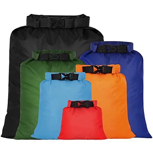 Peosaard wasserdichte trockene Bag Ultraleichtes Schnorcheln trockener Säcke im Freien im Außenbeutel für Camping -Boot -Rafting -Farbe 6PCs, Schnorchelbeutel Peosaard wasserdichte trockene Bag Ultraleichtes Schnorcheln trockener Säcke im Freien im Außenbeutel für Camping -Boot -Rafting -Farbe 6PCs, Schnorchelbeutel von Peosaard
