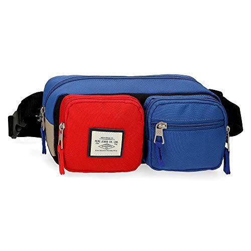 Pepe Jeans Dany Gürteltasche Blau 27x12x8 cms Recycelter Polyester von Pepe Jeans