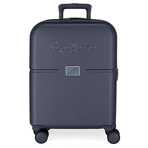 Pepe Jeans Accent Kabinenkoffer Blau 40 x 55 x 20 cm starres ABS integrierter TSA-Verschluss 37 l 3,22 kg 4 Doppelrollen Handgepäck Pepe Jeans Accent Kabinenkoffer Blau 40 x 55 x 20 cm starres ABS integrierter TSA-Verschluss 37 l 3,22 kg 4 Doppelrollen Handgepäck von Pepe Jeans