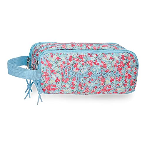 Pepe Jeans Aide Dreifach Federmäppchen Mehrfarbig 22x10x9 cm Polyester Pepe Jeans Aide Dreifach Federmäppchen Mehrfarbig 22x10x9 cm Polyester von Pepe Jeans
