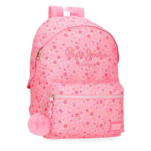 Pepe Jeans Alenka Rosa Schulrucksack, anpassbar an Trolley, tragbar, 31 x 42 x 17,5 cm, Polyester, 16,93 l, von Joumma Bags, Rosa, Talla única, Schulrucksack, anpassbar an Trolley Pepe Jeans Alenka Rosa Schulrucksack, anpassbar an Trolley, tragbar, 31 x 42 x 17,5 cm, Polyester, 16,93 l, von Joumma Bags, Rosa, Talla única, Schulrucksack, anpassbar an Trolley von Pepe Jeans