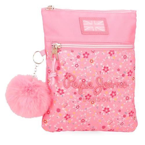 Pepe Jeans Alenka Umhängetasche, Rosa, flach, 20 x 24 cm, Polyester, 0,24 l, von Joumma Bags, Rosa, Talla única, Flache Umhängetasche Pepe Jeans Alenka Umhängetasche, Rosa, flach, 20 x 24 cm, Polyester, 0,24 l, von Joumma Bags, Rosa, Talla única, Flache Umhängetasche von Pepe Jeans