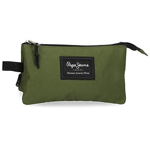 Pepe Jeans, grün, Dreifach-Etui Pepe Jeans, grün, Dreifach-Etui von Pepe Jeans