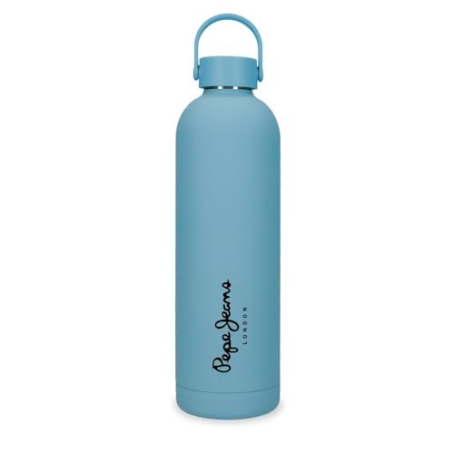 Pepe Jeans Aris Trinkflasche aus Edelstahl, blau, 7 x 26,5 x 7 cm, von Joumma Bags, blau, Talla única, Trinkflasche aus Edelstahl Pepe Jeans Aris Trinkflasche aus Edelstahl, blau, 7 x 26,5 x 7 cm, von Joumma Bags, blau, Talla única, Trinkflasche aus Edelstahl von Pepe Jeans