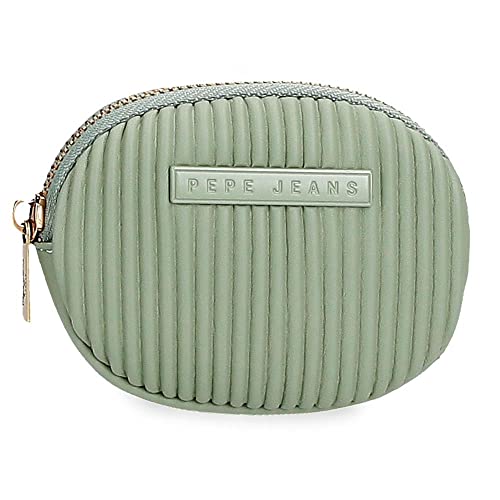 Pepe Jeans Aurora Green Geldbörse 11,5x8,5x1,5 cm Kunstleder von Pepe Jeans