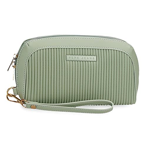 Pepe Jeans Aurora Green Handtasche 20x11x4 cm Kunstleder von Pepe Jeans