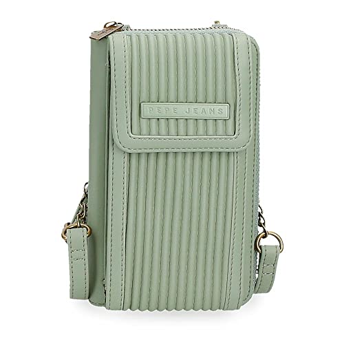 Pepe Jeans Aurora Umhängetasche Handyhalter Grün 11x17,x52,5 cm Kunstleder Pepe Jeans Aurora Umhängetasche Handyhalter Grün 11x17,x52,5 cm Kunstleder von Pepe Jeans