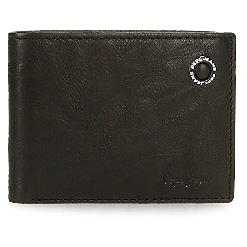 Pepe Jeans Badge Horizontale Geldbörse mit Geldbörse, einzigartig, Schwarz, única, Quertasche mit Geldbörse Pepe Jeans Badge Horizontale Geldbörse mit Geldbörse, einzigartig, Schwarz, única, Quertasche mit Geldbörse von Pepe Jeans