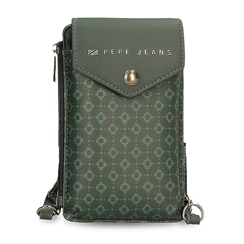 Pepe Jeans Bethany Kleine Umhängetasche Grün 9,5x16,5 cm Kunstleder, grün, Talla única, Kleine Umhängetasche Pepe Jeans Bethany Kleine Umhängetasche Grün 9,5x16,5 cm Kunstleder, grün, Talla única, Kleine Umhängetasche von Pepe Jeans