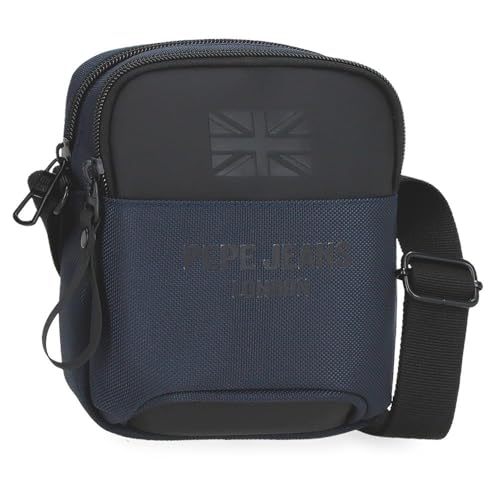 Pepe Jeans Bromley Umhängetasche klein, blau, 12 x 16 x 3,5 cm, Polyester, von Joumma Bags, blau, Talla única, Kleine Umhängetasche Pepe Jeans Bromley Umhängetasche klein, blau, 12 x 16 x 3,5 cm, Polyester, von Joumma Bags, blau, Talla única, Kleine Umhängetasche von Pepe Jeans