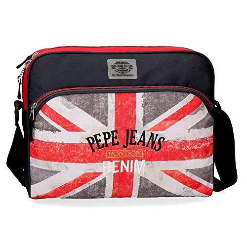 Pepe Jeans Calvin Laptop-Tasche Mehrfarbig 38x28x12 cms Polyester 15,6" von Pepe Jeans