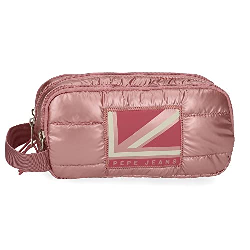 Pepe Jeans Carol Federmäppchen, dreifach, Rosa, 22 x 10 x 9 cm, Polyester Pepe Jeans Carol Federmäppchen, dreifach, Rosa, 22 x 10 x 9 cm, Polyester von Pepe Jeans