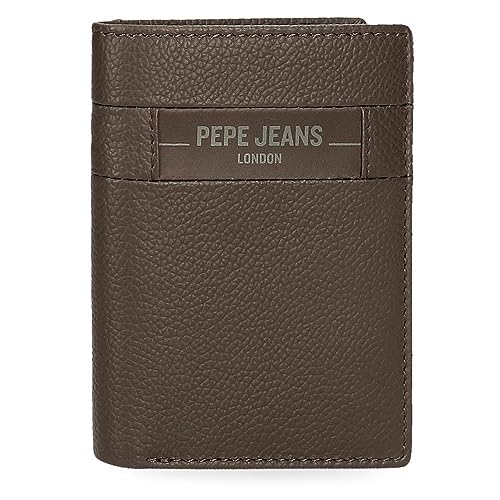 Pepe Jeans Checkbox Vertikale Geldbörse mit Geldbörse, Braun, 8,5 x 11,5 x 1 cm Leder, braun, Talla única, Vertikale Geldbörse mit Geldbörse Pepe Jeans Checkbox Vertikale Geldbörse mit Geldbörse, Braun, 8,5 x 11,5 x 1 cm Leder, braun, Talla única, Vertikale Geldbörse mit Geldbörse von Pepe Jeans
