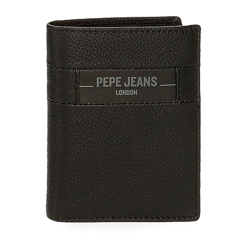 Pepe Jeans Checkbox Vertikale Geldbörse mit Geldbörse Schwarz 8,5 x 10,5 x 1 cm Leder, Schwarz, Talla única, Vertikale Geldbörse mit Geldbörse Pepe Jeans Checkbox Vertikale Geldbörse mit Geldbörse Schwarz 8,5 x 10,5 x 1 cm Leder, Schwarz, Talla única, Vertikale Geldbörse mit Geldbörse von Pepe Jeans