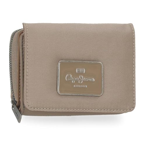 Pepe Jeans Christine Geldbörse mit Geldbörse, Beige, 10 x 8 x 3 cm, Polyester, mit Details aus Kunstleder von Joumma Bags, Beige, Talla única, Brieftasche mit Geldbörse Pepe Jeans Christine Geldbörse mit Geldbörse, Beige, 10 x 8 x 3 cm, Polyester, mit Details aus Kunstleder von Joumma Bags, Beige, Talla única, Brieftasche mit Geldbörse von Pepe Jeans