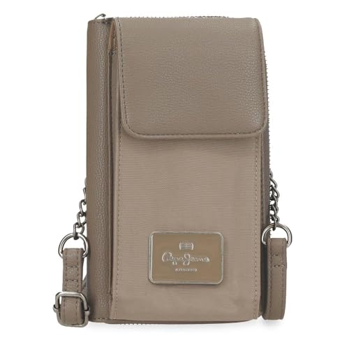 Pepe Jeans Christine Umhängetasche klein, Beige, 11 x 20 x 4 cm, Polyester, mit Details aus Kunstleder von Joumma Bags, Beige, Talla única, Kleine Umhängetasche Pepe Jeans Christine Umhängetasche klein, Beige, 11 x 20 x 4 cm, Polyester, mit Details aus Kunstleder von Joumma Bags, Beige, Talla única, Kleine Umhängetasche von Pepe Jeans