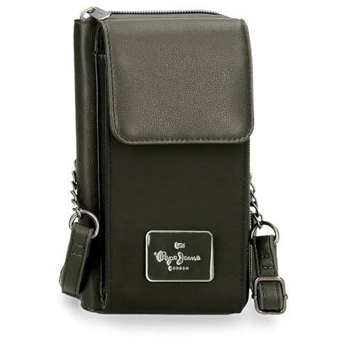Pepe Jeans Christine Umhängetasche klein, grün, 11 x 20 x 4 cm, Polyester, mit Details aus Kunstleder von Joumma Bags, grün, Talla única, Kleine Umhängetasche Pepe Jeans Christine Umhängetasche klein, grün, 11 x 20 x 4 cm, Polyester, mit Details aus Kunstleder von Joumma Bags, grün, Talla única, Kleine Umhängetasche von Pepe Jeans