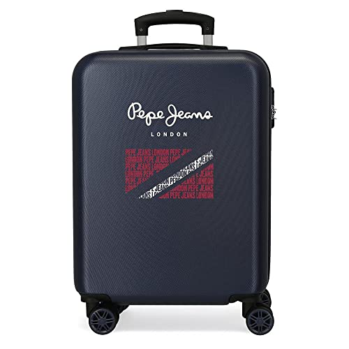Pepe Jeans Clark Kabinenkoffer, blau, 38 x 55 x 20 cm, starr, ABS-Kunststoff, seitlicher Kombinationsverschluss, 35 l, 2,74 kg, 4 Räder, Handgepäck, blau, Talla única, kabinenkoffer Pepe Jeans Clark Kabinenkoffer, blau, 38 x 55 x 20 cm, starr, ABS-Kunststoff, seitlicher Kombinationsverschluss, 35 l, 2,74 kg, 4 Räder, Handgepäck, blau, Talla única, kabinenkoffer von Pepe Jeans