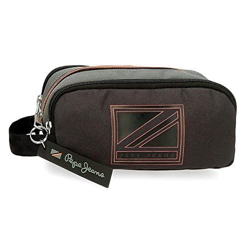 Pepe Jeans Cody Dreifach Federmäppchen Schwarz 22x10x9 cm Polyester Pepe Jeans Cody Dreifach Federmäppchen Schwarz 22x10x9 cm Polyester von Pepe Jeans