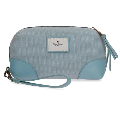 Pepe Jeans Cora Handtasche, Blau, 20 x 11 x 4 cm, Baumwolle von Pepe Jeans