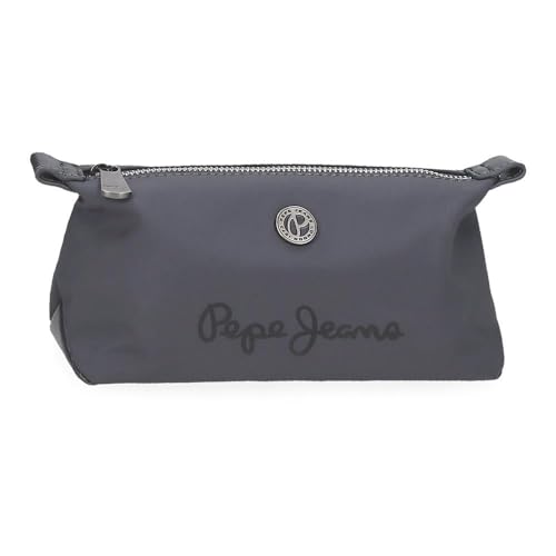 Pepe Jeans Corin Kulturbeutel, grau, 20,5 x 11,5 x 7,5 cm, Polyester und PU, 1,77 l, von Joumma Bags, grau, Talla única, Kulturbeutel Pepe Jeans Corin Kulturbeutel, grau, 20,5 x 11,5 x 7,5 cm, Polyester und PU, 1,77 l, von Joumma Bags, grau, Talla única, Kulturbeutel von Pepe Jeans