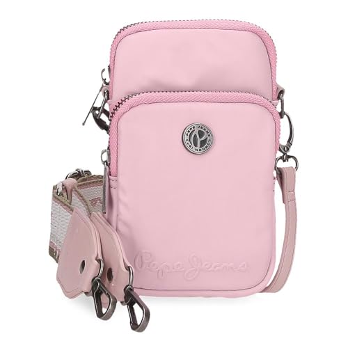 Pepe Jeans Corin Umhängetasche, Rosa, 11 x 17,5 x 4 cm, Polyester und PU von Joumma Bags, Rosa, Talla única, Umhängetaschen Handyhalterung Pepe Jeans Corin Umhängetasche, Rosa, 11 x 17,5 x 4 cm, Polyester und PU von Joumma Bags, Rosa, Talla única, Umhängetaschen Handyhalterung von Pepe Jeans
