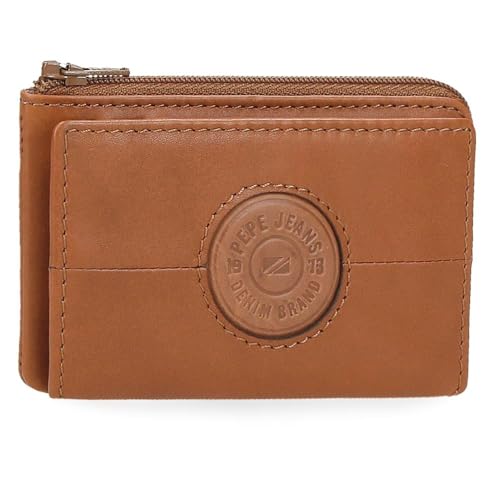 Pepe Jeans Cracker Geldbörse mit Kartenfach, Beige, 11 x 7 x 1,5 cm, Leder von Joumma Bags, Beige, Talla única, Geldbörse mit Kartenhalter Pepe Jeans Cracker Geldbörse mit Kartenfach, Beige, 11 x 7 x 1,5 cm, Leder von Joumma Bags, Beige, Talla única, Geldbörse mit Kartenhalter von Pepe Jeans