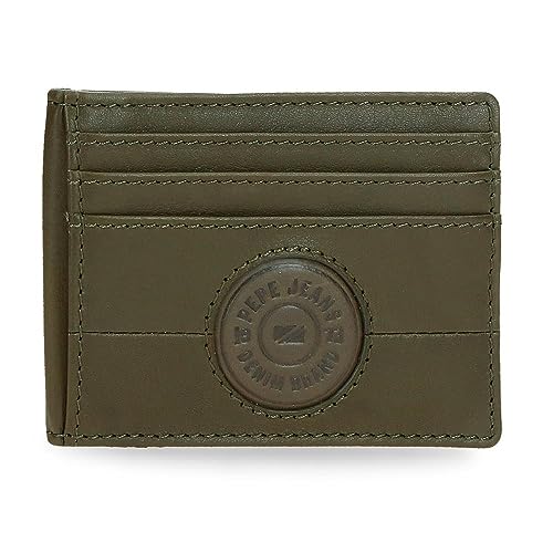 Pepe Jeans Cracker Kartenetui Grün 9,5 x 7,5 cm Leder, grün, Talla única, kartenetui Pepe Jeans Cracker Kartenetui Grün 9,5 x 7,5 cm Leder, grün, Talla única, kartenetui von Pepe Jeans