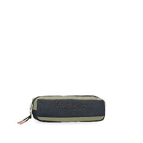 Pepe Jeans Cromwell Federmäppchen, Schwarz, 22 x 7 x 3 cm, Polyester, Schwarz, Talla única, etui Pepe Jeans Cromwell Federmäppchen, Schwarz, 22 x 7 x 3 cm, Polyester, Schwarz, Talla única, etui von Pepe Jeans