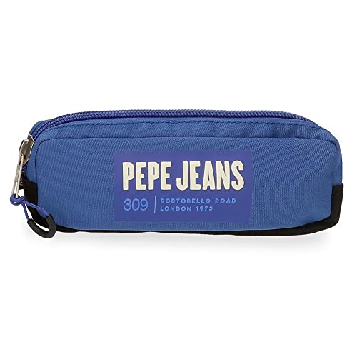 Pepe Jeans Darren Federmäppchen, Blau, 22 x 7 x 3 cm, Polyester, blau, Etui Pepe Jeans Darren Federmäppchen, Blau, 22 x 7 x 3 cm, Polyester, blau, Etui von Pepe Jeans