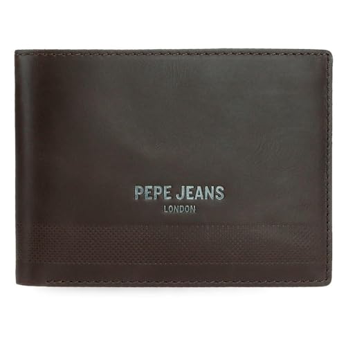 Pepe Jeans Deep Geldbörse mit Geldbörse, Braun, 12,5 x 9,5 x 1 cm, Leder von Joumma Bags, braun, Talla única, Brieftasche mit Geldbörse Pepe Jeans Deep Geldbörse mit Geldbörse, Braun, 12,5 x 9,5 x 1 cm, Leder von Joumma Bags, braun, Talla única, Brieftasche mit Geldbörse von Pepe Jeans