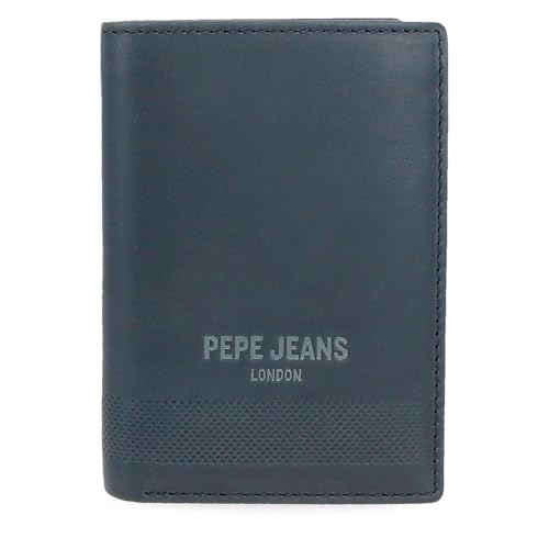 Pepe Jeans Deep Vertikale Geldbörse mit Blauer Geldbörse, 8,5 x 11,5 x 1 cm, Leder von Joumma Bags, blau, Talla única, Vertikale Geldbörse mit Geldbörse Pepe Jeans Deep Vertikale Geldbörse mit Blauer Geldbörse, 8,5 x 11,5 x 1 cm, Leder von Joumma Bags, blau, Talla única, Vertikale Geldbörse mit Geldbörse von Pepe Jeans