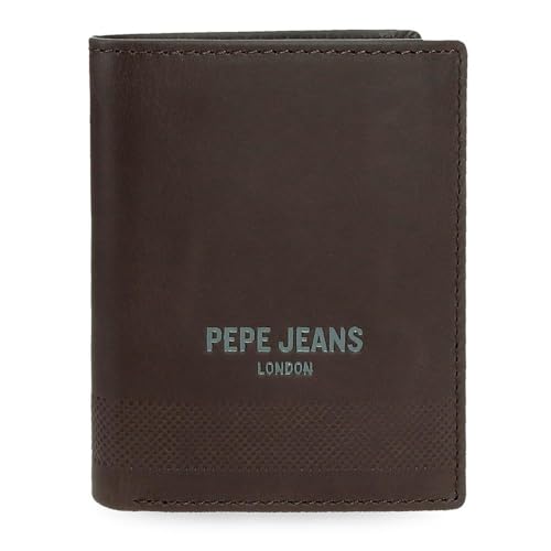 Pepe Jeans Deep Vertikale Geldbörse mit brauner Geldbörse, 8,5 x 10,5 x 1 cm, Leder von Joumma Bags, braun, Talla única, Vertikale Geldbörse mit Geldbörse Pepe Jeans Deep Vertikale Geldbörse mit brauner Geldbörse, 8,5 x 10,5 x 1 cm, Leder von Joumma Bags, braun, Talla única, Vertikale Geldbörse mit Geldbörse von Pepe Jeans