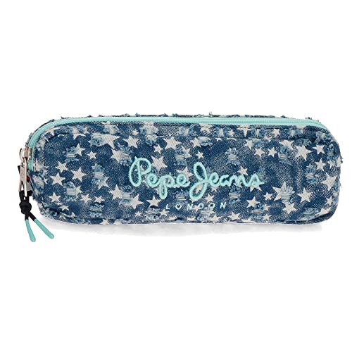 Pepe Jeans Denim Star Federmäppchen, blau, Talla Unica, etui Pepe Jeans Denim Star Federmäppchen, blau, Talla Unica, etui von Pepe Jeans