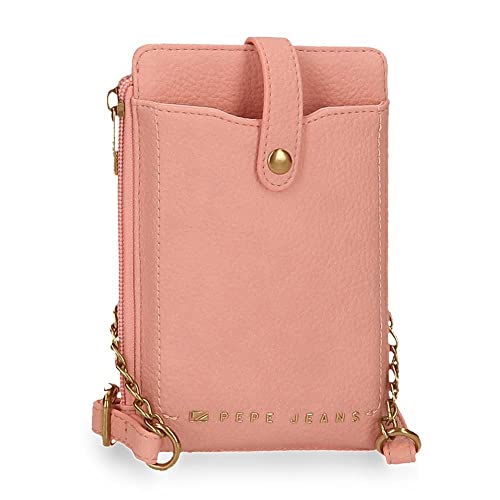 Pepe Jeans Diane Umhängetasche Handyhalter Pink 9,5x16,5 cm Kunstleder Pepe Jeans Diane Umhängetasche Handyhalter Pink 9,5x16,5 cm Kunstleder von Pepe Jeans
