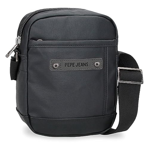 Pepe Jeans Hatfield Kleine Umhängetasche Schwarz 15x19,5x6 cm Polyester, Schwarz, Talla única, Kleine Umhängetasche Pepe Jeans Hatfield Kleine Umhängetasche Schwarz 15x19,5x6 cm Polyester, Schwarz, Talla única, Kleine Umhängetasche von Pepe Jeans