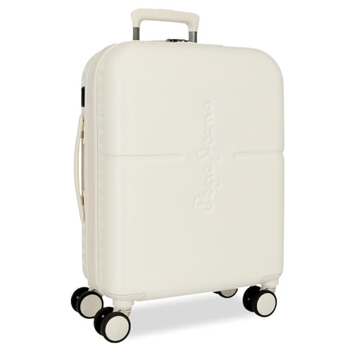 Pepe Jeans Highlight Kabinenkoffer, Beige, 40 x 55 x 20 cm, starr, 2,92 kg, integrierter TSA-Verschluss, ABS, 2,92 kg, 37 l, Handgepäck von Joumma Bags, Beige, Talla única, Kabinenkoffer Pepe Jeans Highlight Kabinenkoffer, Beige, 40 x 55 x 20 cm, starr, 2,92 kg, integrierter TSA-Verschluss, ABS, 2,92 kg, 37 l, Handgepäck von Joumma Bags, Beige, Talla única, Kabinenkoffer von Pepe Jeans