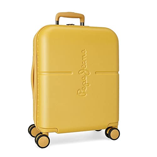 Pepe Jeans Highlight Kabinentrolley, 40 x 55 x 20 cm, gelb, 40x55x20 cms, Kabinenkoffer Pepe Jeans Highlight Kabinentrolley, 40 x 55 x 20 cm, gelb, 40x55x20 cms, Kabinenkoffer von Pepe Jeans