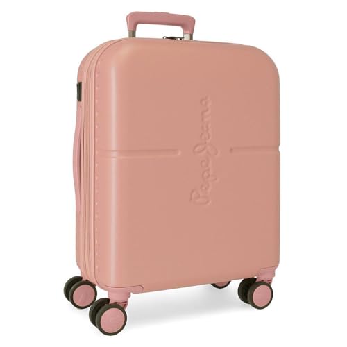 Pepe Jeans Highlight Kabinentrolley, Rosa, 40 x 55 x 20 cm, starr, ABS-Verschluss, integriert, 37 l, 2,74 kg, 4 Räder, ausziehbar, Handgepäck Pepe Jeans Highlight Kabinentrolley, Rosa, 40 x 55 x 20 cm, starr, ABS-Verschluss, integriert, 37 l, 2,74 kg, 4 Räder, ausziehbar, Handgepäck von Pepe Jeans