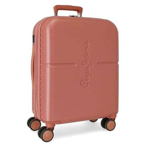 Pepe Jeans Highlight Kabinentrolley Terrakotta, 40 x 55 x 20 cm, starr, ABS-Verschluss, integriert, 37 l, 2,74 kg, 4 Räder, ausziehbar, Handgepäck Pepe Jeans Highlight Kabinentrolley Terrakotta, 40 x 55 x 20 cm, starr, ABS-Verschluss, integriert, 37 l, 2,74 kg, 4 Räder, ausziehbar, Handgepäck von Pepe Jeans