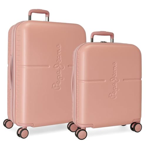 Pepe Jeans Highlight Koffer-Set, 48 x 70 x 28 cm, Rosa, 48x70x28 cms, Kofferset Pepe Jeans Highlight Koffer-Set, 48 x 70 x 28 cm, Rosa, 48x70x28 cms, Kofferset von Pepe Jeans