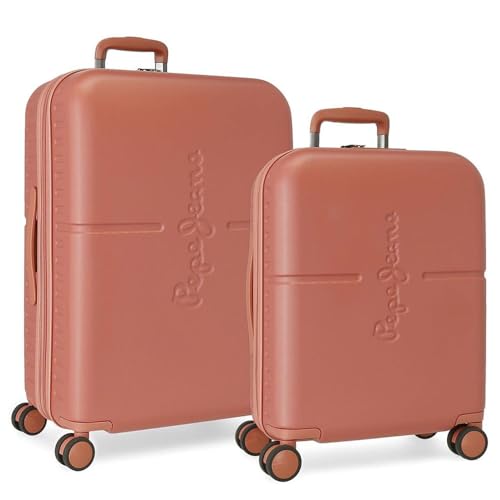 Pepe Jeans Highlight Koffer-Set, 48 x 70 x 28 cm, rot, 48x70x28 cms, Kofferset Pepe Jeans Highlight Koffer-Set, 48 x 70 x 28 cm, rot, 48x70x28 cms, Kofferset von Pepe Jeans